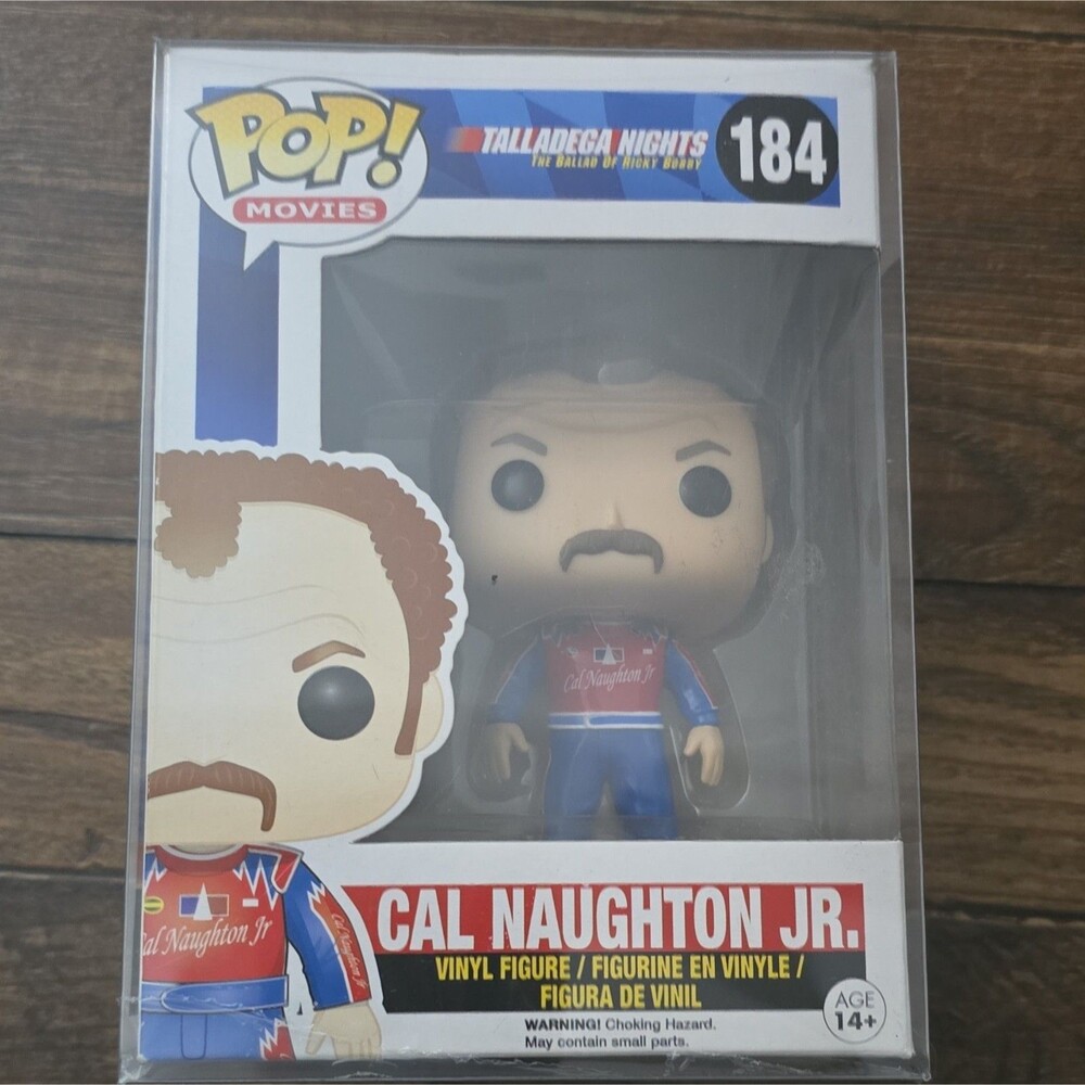 Funko Pop! Vinyl: Talladega Nights - Cal Naughton Jr. w/ Protector #184